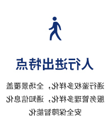 人行进出特点