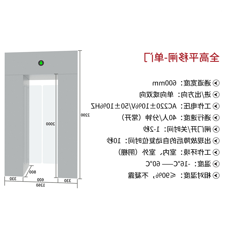 全高平移闸-单门